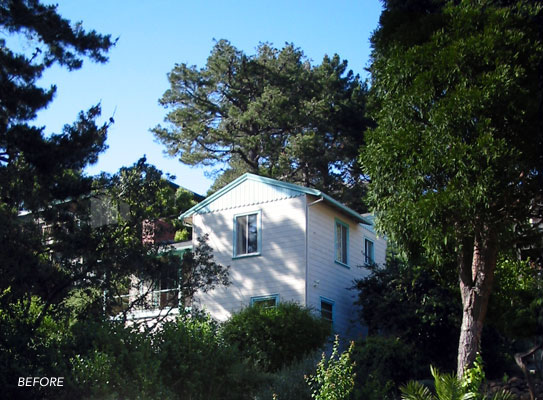 Before shot of exterior